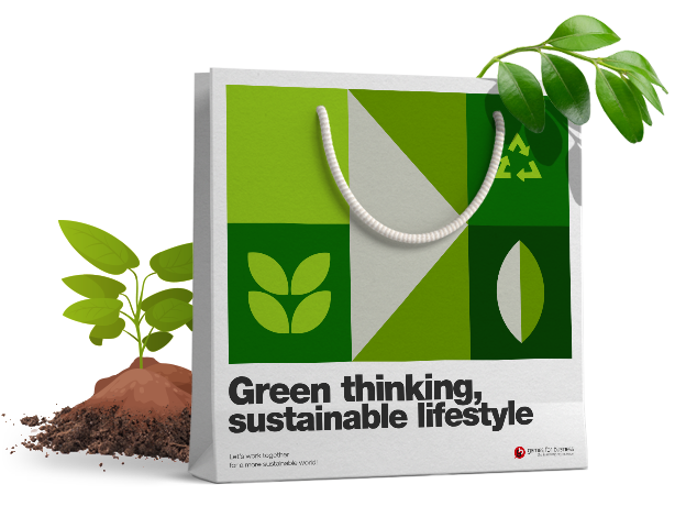 Green thinking, sustainable lifestyle
