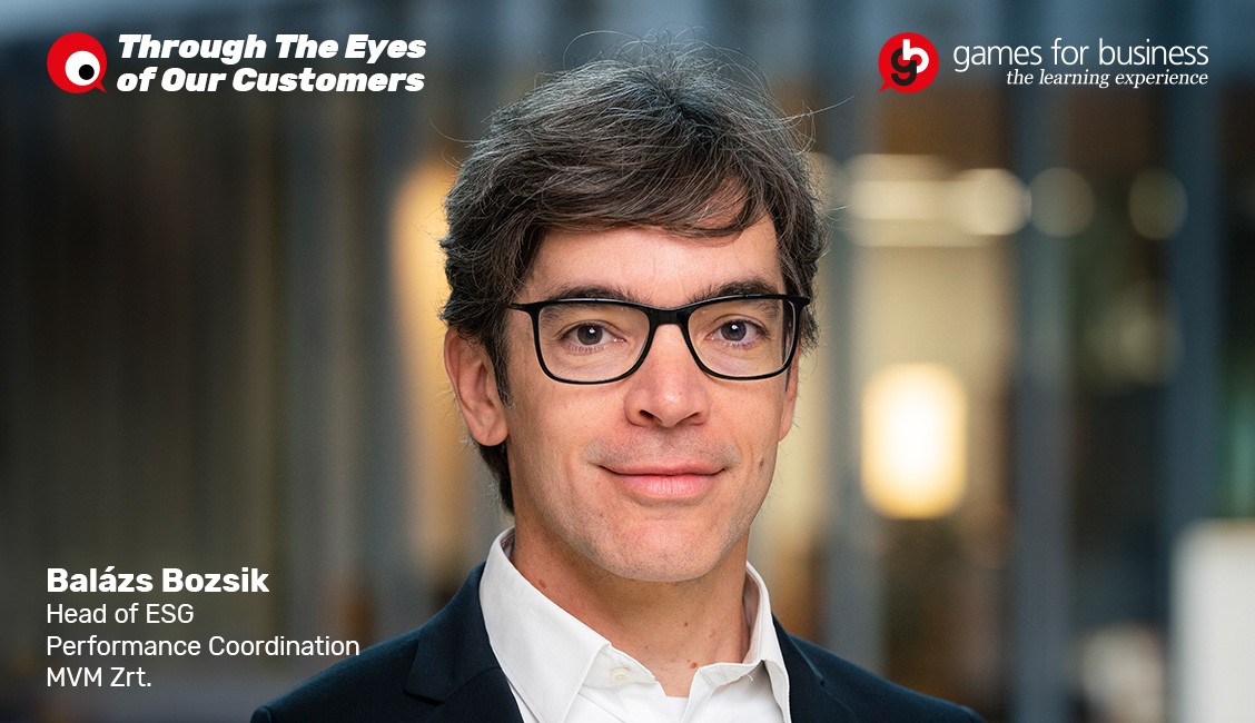 Through The Eyes of Our Customers - Conversation with Balázs Bozsik, Head of ESG at MVM Zrt.