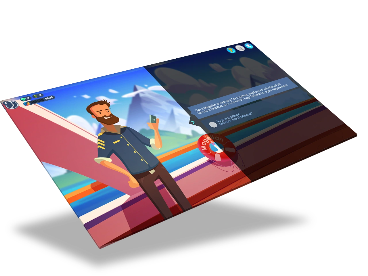 Games for Business platform screenshot – Hoya Training Platform 2