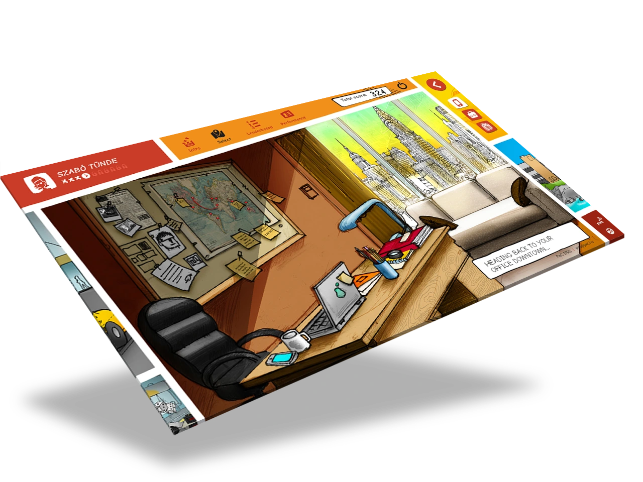 Games for Business platform screenshot – IFRS 1