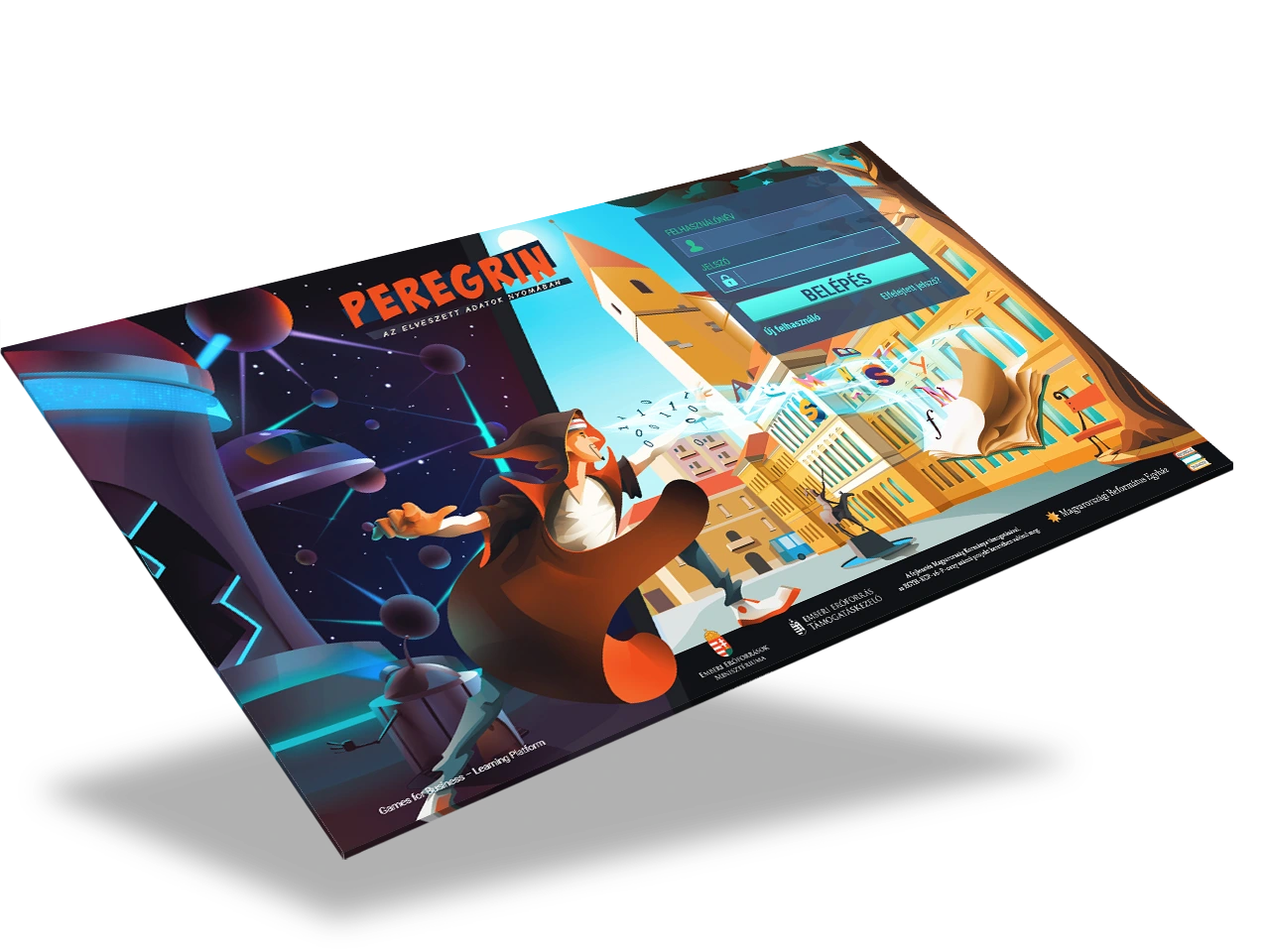 Games for Business platform screenshot – Peregrin 1